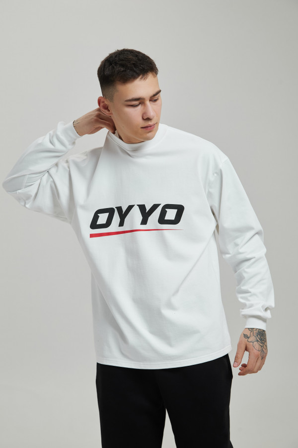 Лонгслив OYYO RACER RED белый L