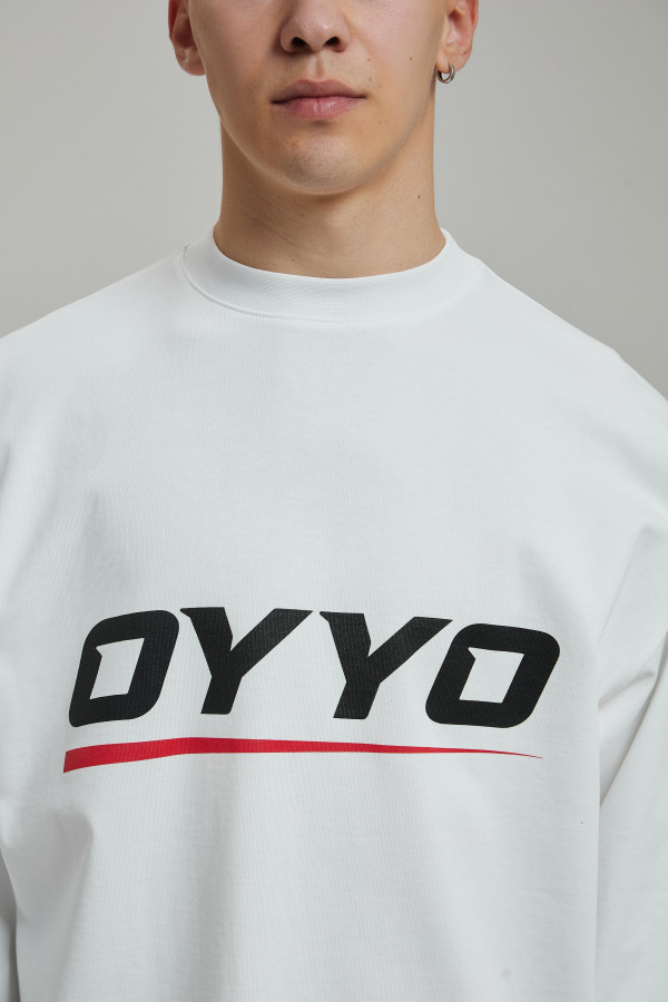 Лонгслив OYYO RACER RED белый L