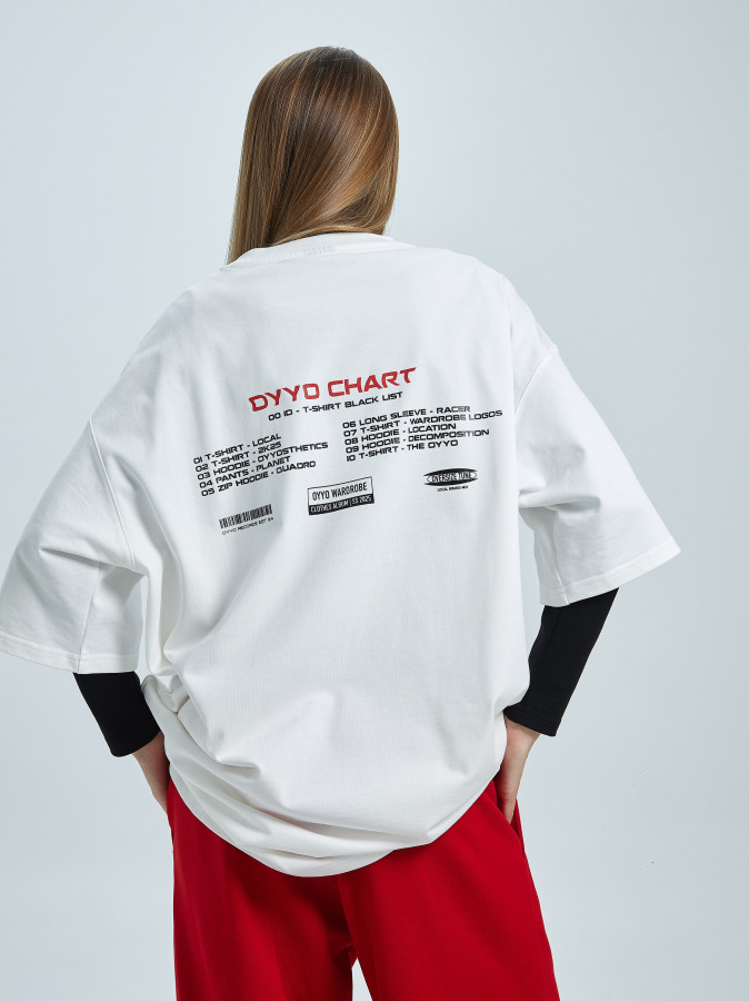 Футболка OYYO CHART белая M