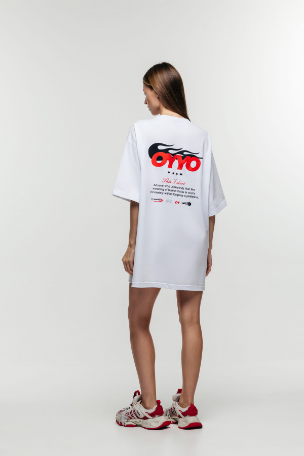Футболка OYYO FLAME белая (L)