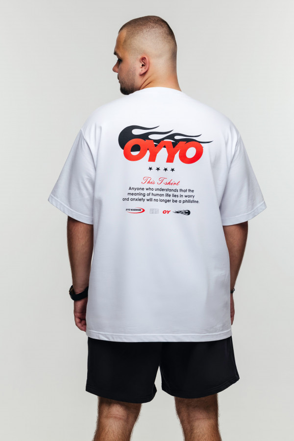 Футболка OYYO FLAME белая (L)