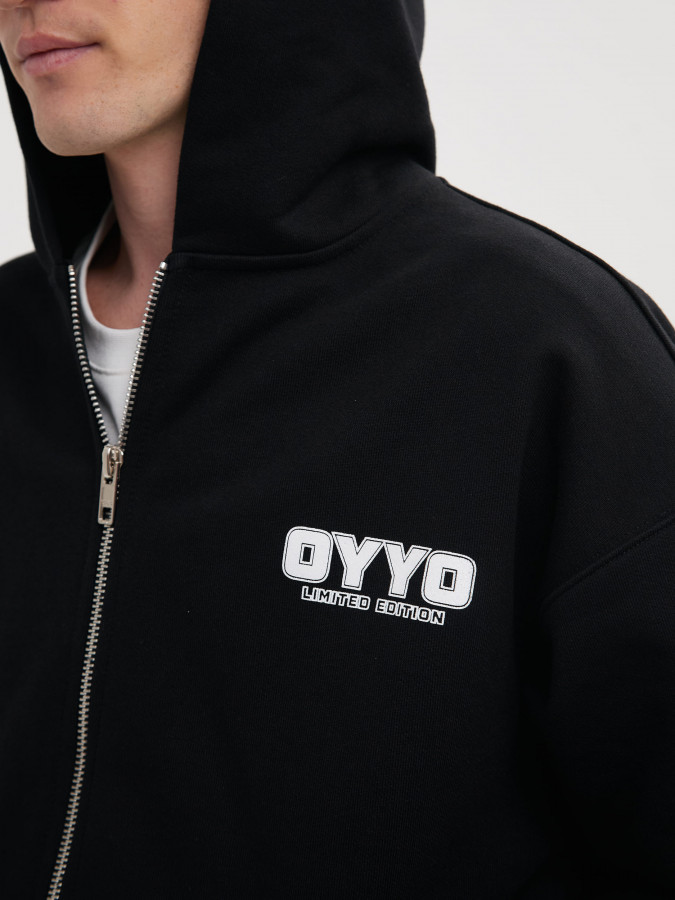 Зип худи OYYO QUADRO черный L