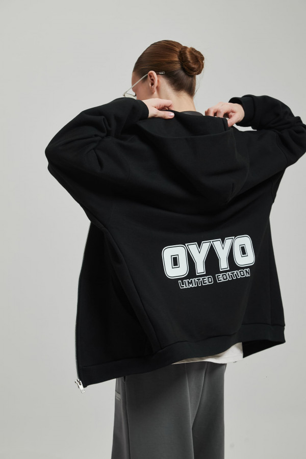 Зип худи OYYO QUADRO черный L