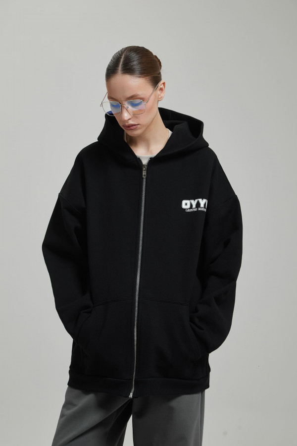 Зип худи OYYO QUADRO черный L