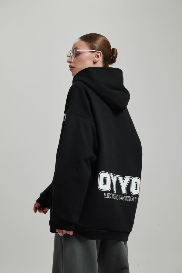 Зип худи OYYO QUADRO черный L