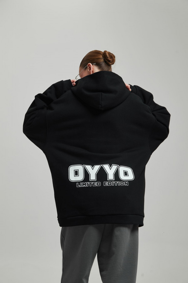 Зип худи OYYO QUADRO черный L