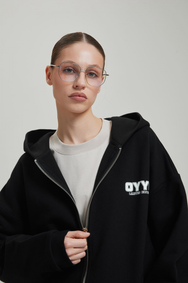Зип худи OYYO QUADRO черный L